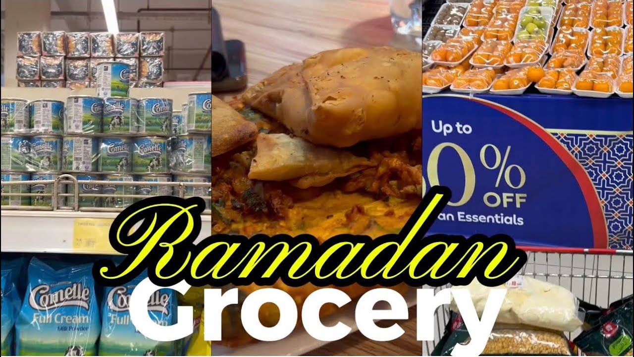 Ramadan grocery shopping without kids 🛒🌙