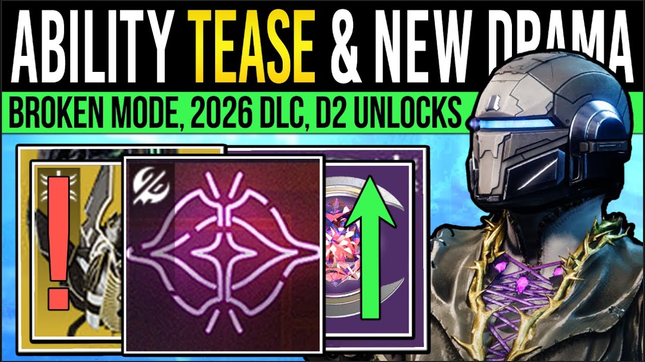 Destiny 2: ANGRY PLAYERS & SUBCLASS TEASE! Free LOOT, Broken Mode, Future Abilities, 2026 DLC, Drama