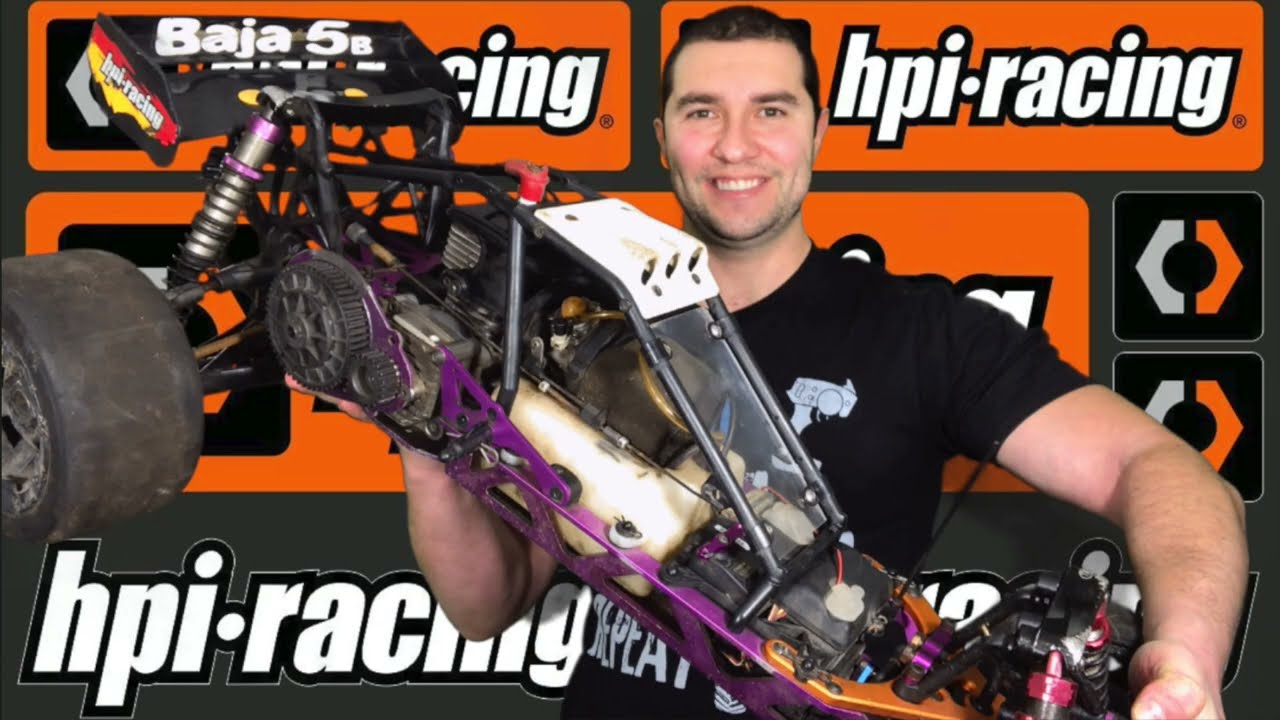 REAL HPI Baja 5B with Zenoah Motor - Test Drive & Spur Gear Dampeners Fixed - Gearing Explained