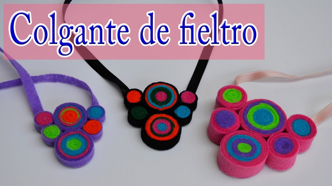 Manualidades: Collar de fieltro - Manualidades para todos
