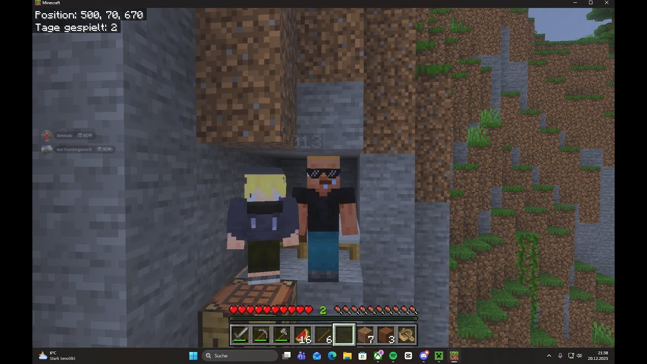 1 Folge des Minecrafts Projektes!