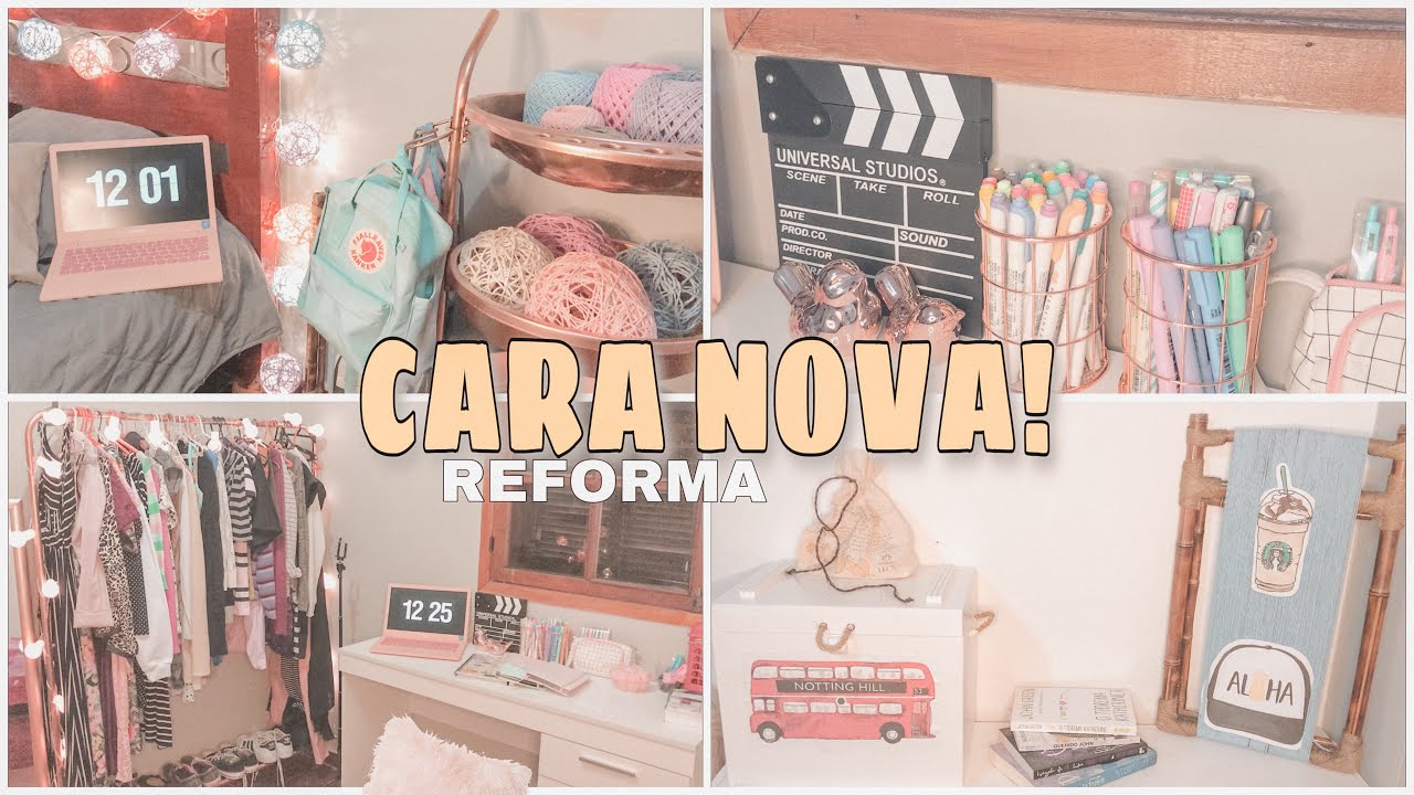 transformação quarto aesthetic/tumblr