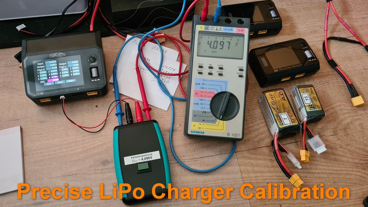 How to precisely calibrate your LiPo Charger?