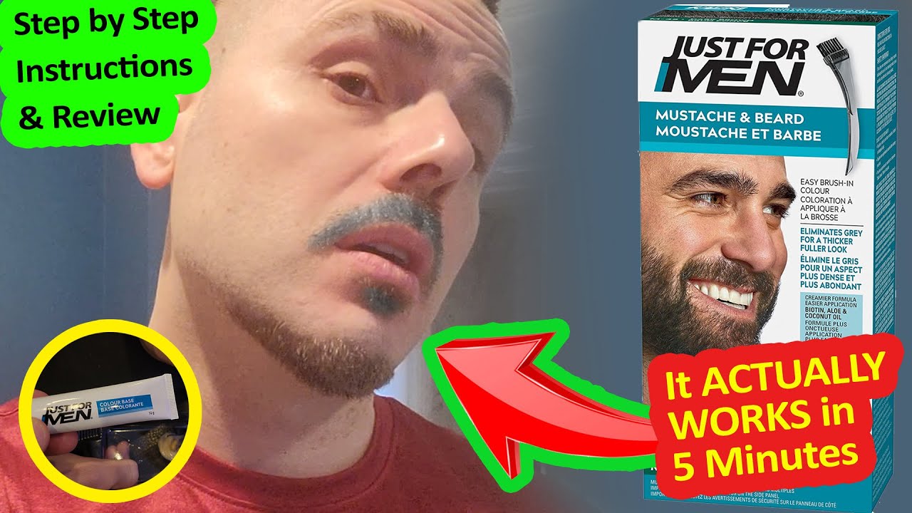 DYE YOUR BEARD in 5 MINUTES! 🕒 | Secrets to Looking YOUNGER