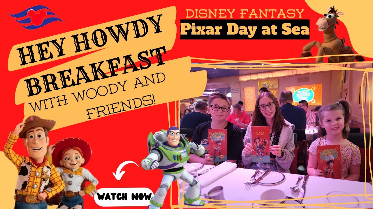 Hey Howdy Breakfast with Woody and Friends - Day 2 - at Sea