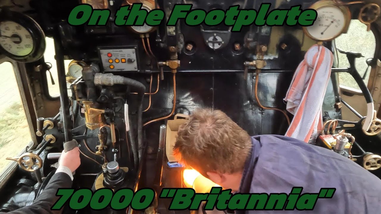 On the Footplate of 70000 Britannia - Non Stop Run on the North Norfolk Railway!
