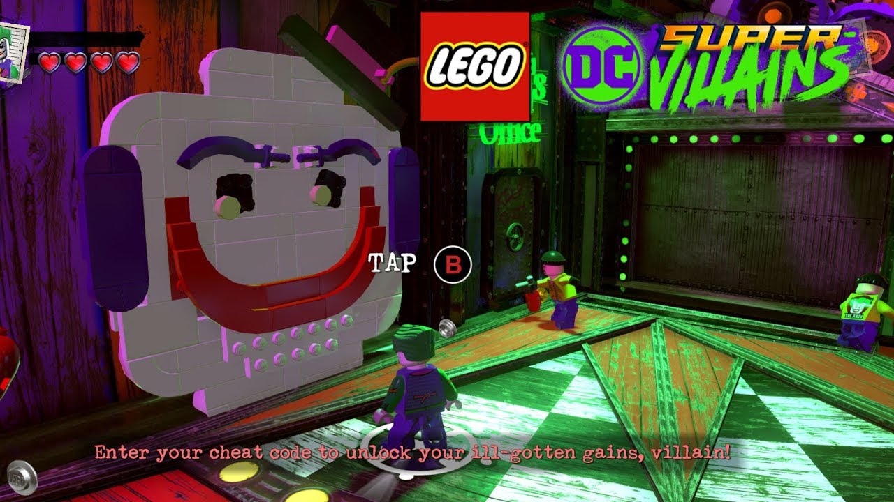 LEGO DC Super-Villains Cheat Codes / ALL CHEAT CODES / LEGO DC Super-Villains