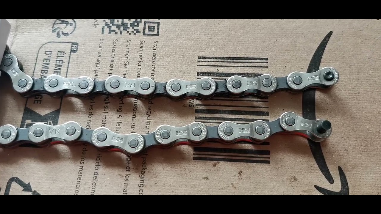 Цепь Shimano CN-HG71 подделка. Отличия от оригинала.