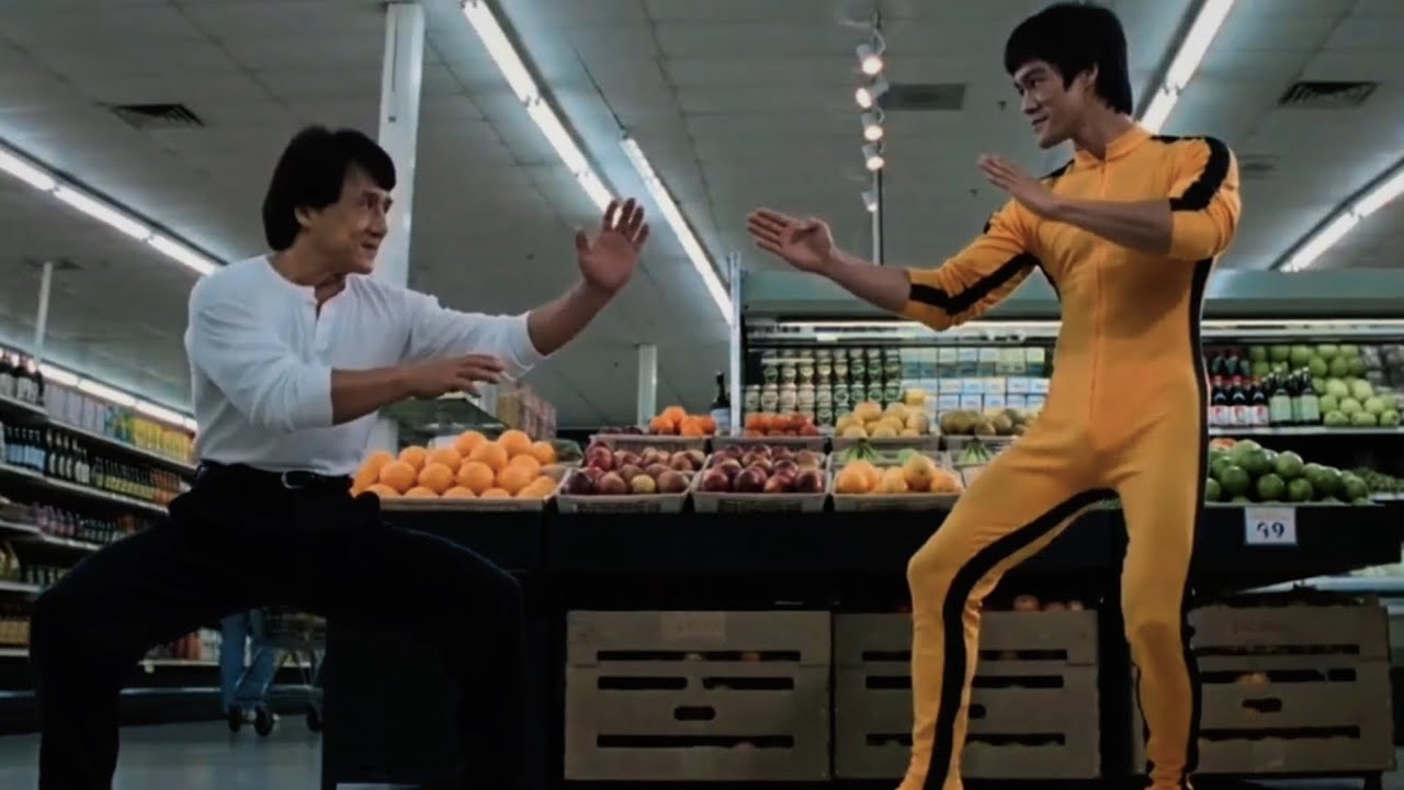 Jackie chan vs bruce lee 