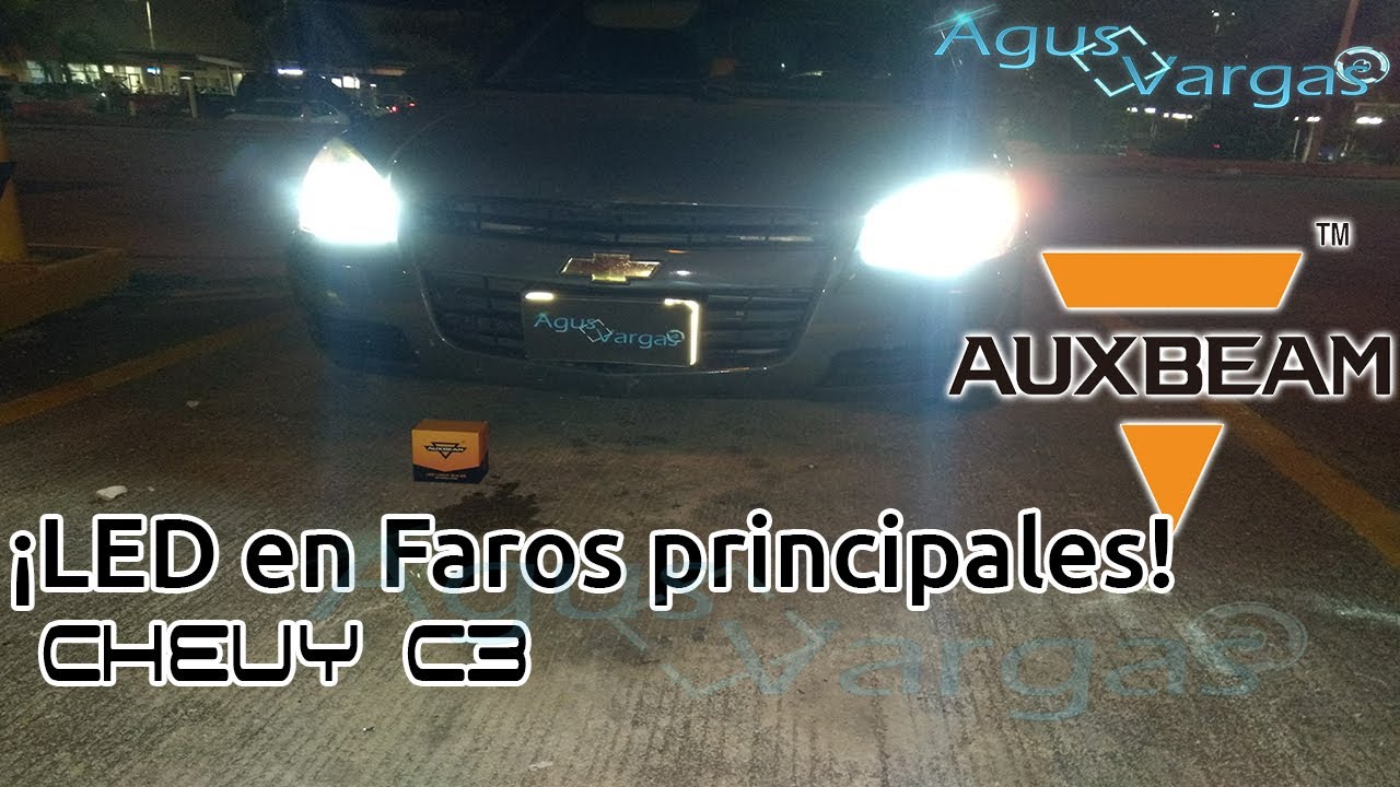 INSTALANDO LED SIN CABLES EN FAROS DE CHEVY C3 /OPEL CORSA B | AUXBEAM M3 Series | Agus Vargas