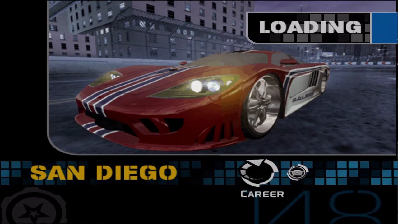 Mid Night Club 3 Ps2 Carrera Random