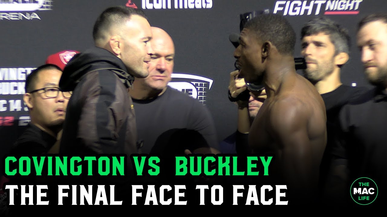 Colby Covington vs. Joaquin Buckley Final Face Off | UFC Tampa