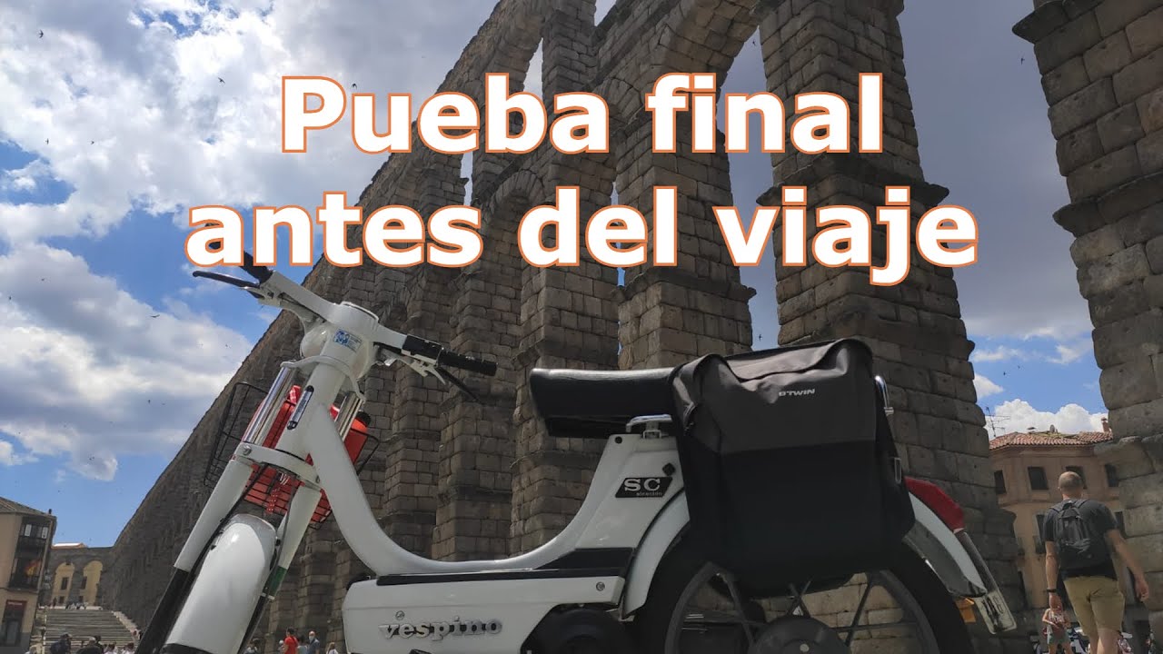 Probamos la moto en la quedada nacional de Segovia 2021 antes de iniciar mi viaje. capítulo #1