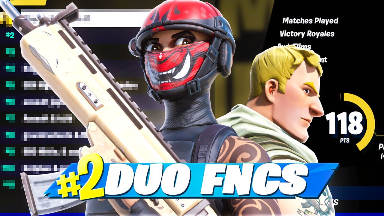 Как мы заняли второе место в Duo FNCS Week #1 (Tfue и Scoped Highlights)