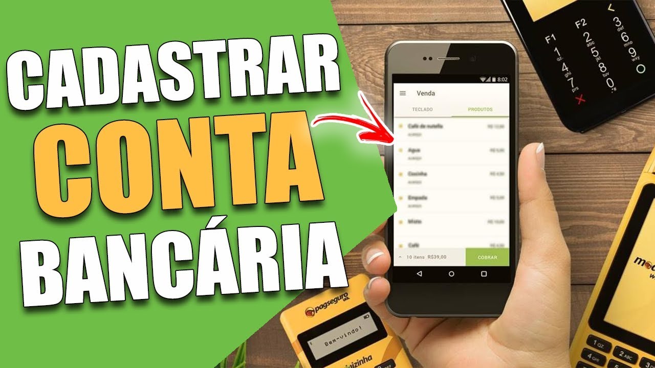 ✔️ Como Cadastrar CONTA BANCÁRIA No PAGSEGURO