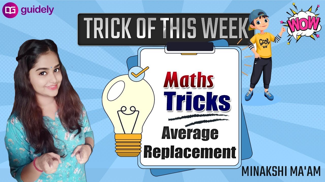 Average Short Trick on Replacement | Trick of This Week | Maths Tricks by Minakshi Ma'am