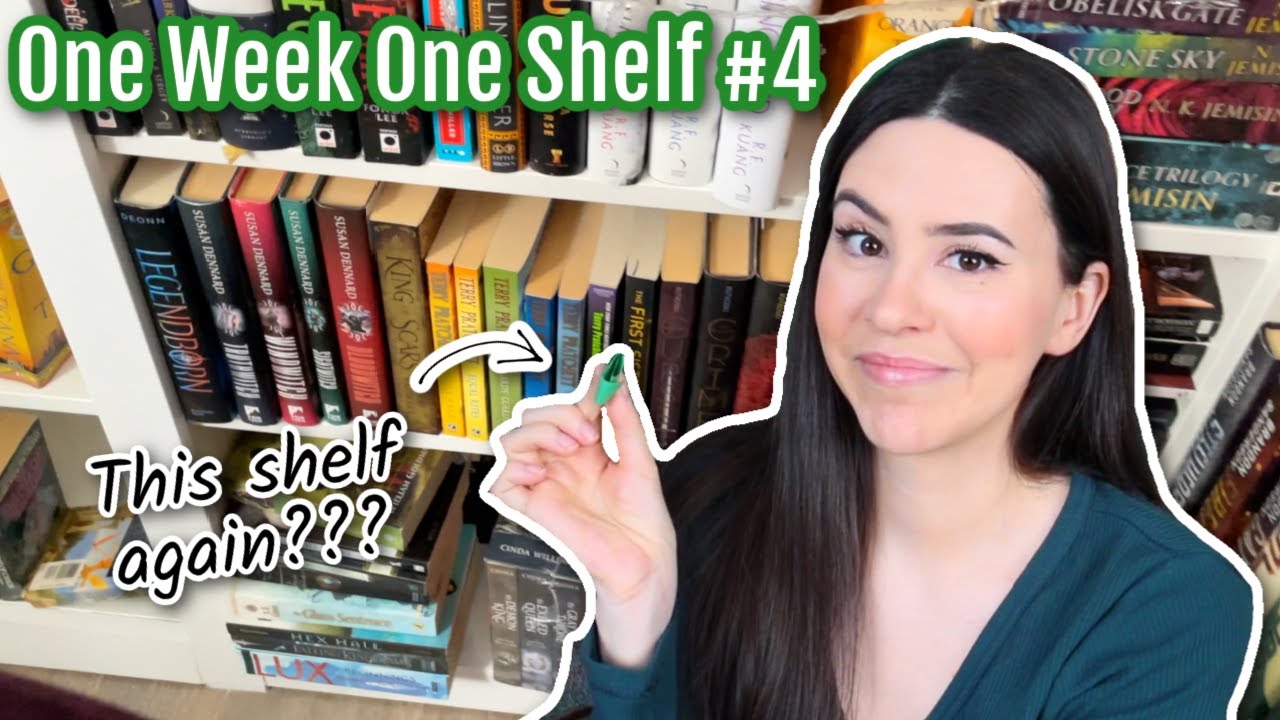 Let's try this challenge one last time Booktube! || One week One Shelf Reading Vlog