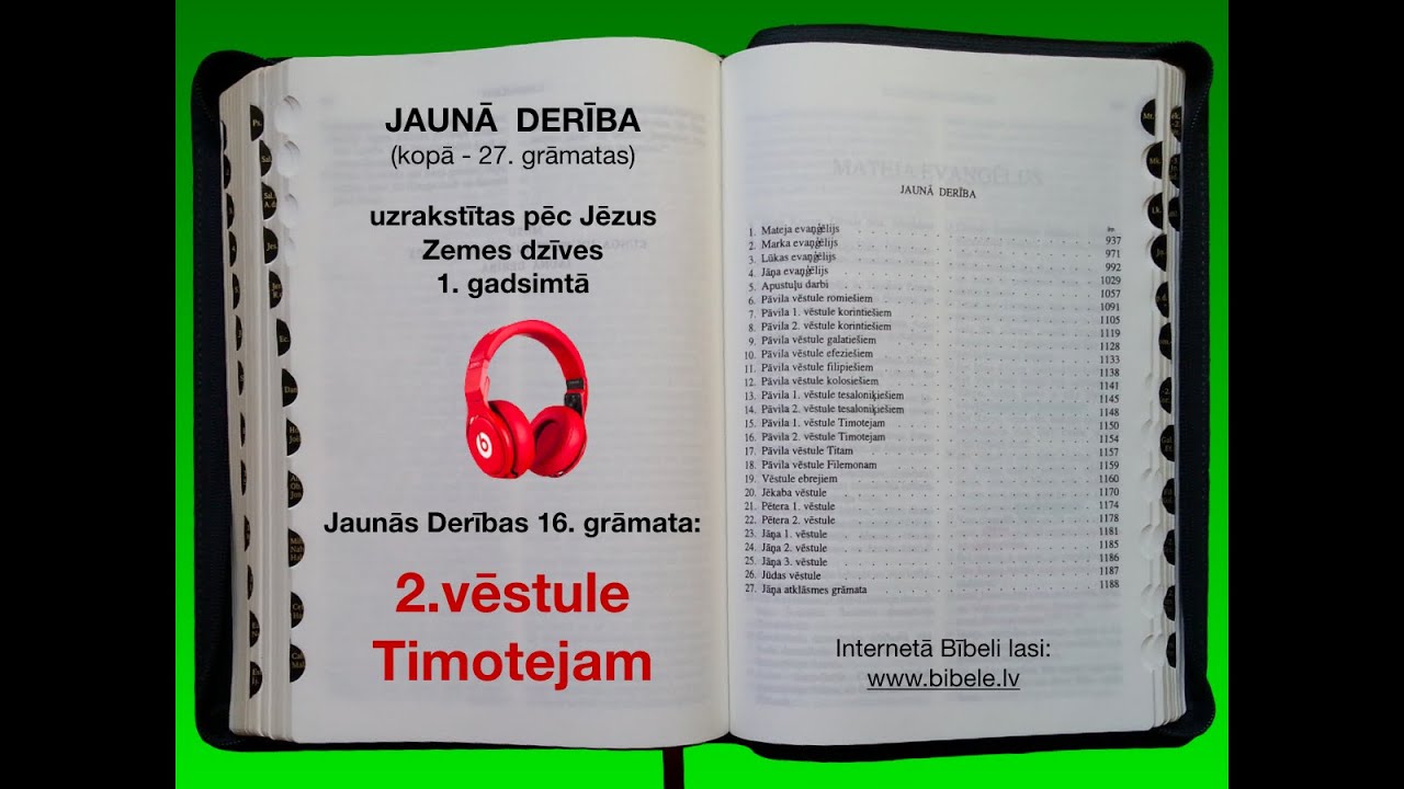 2 vēstule Timotejam - AUDIO