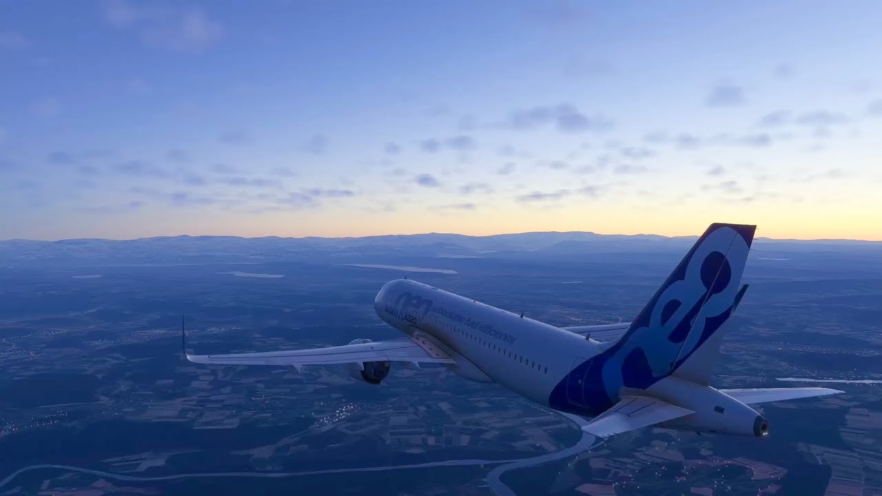 #msfs|approaching to Zurich|a320neo