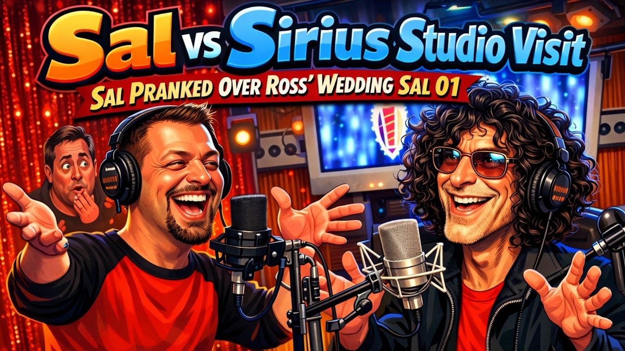 sal vs Sirius Studio Visit Sal Pranked Over Ross' Wedding Sal 01