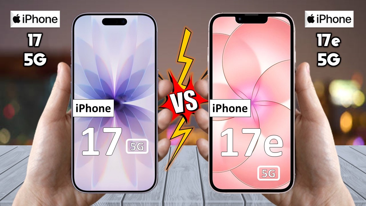 iPhone 17 Vs iPhone 17e - Full Comparison 🔥 Techvs