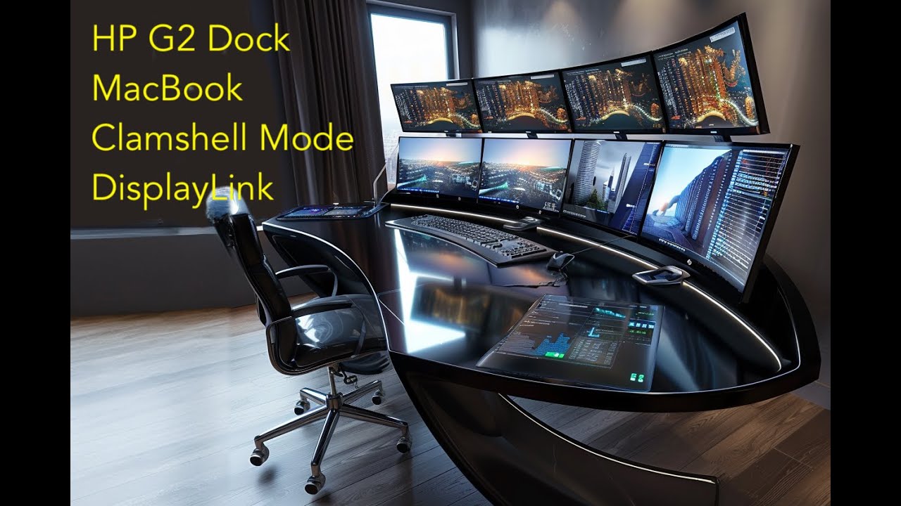 How to Use HP G2 Dock with MacBook in Clamshell Mode