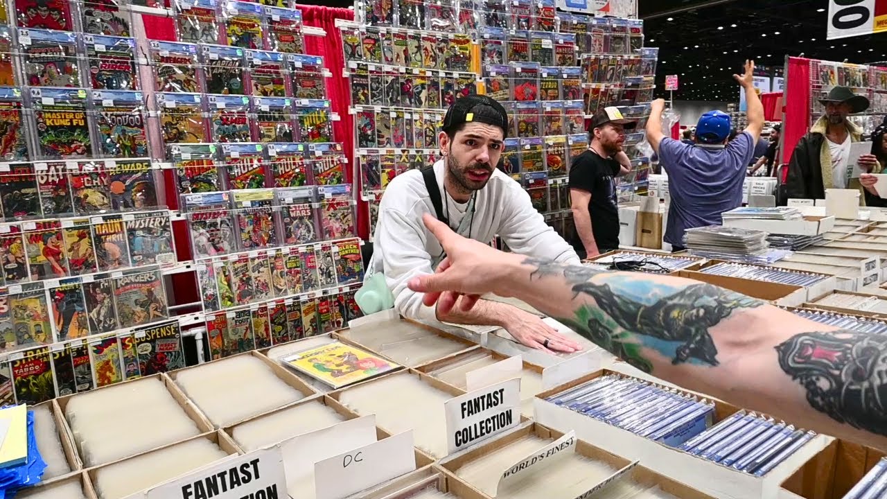 Bargain Shopping for Rare Comic Books & Original Art at MEGACON 2025