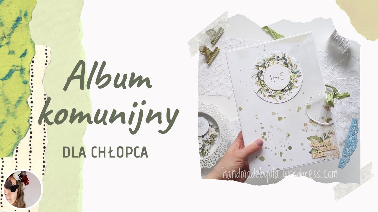Album komunijny dla chłopca: prezentacja i tutorial | A trifold album for a boy