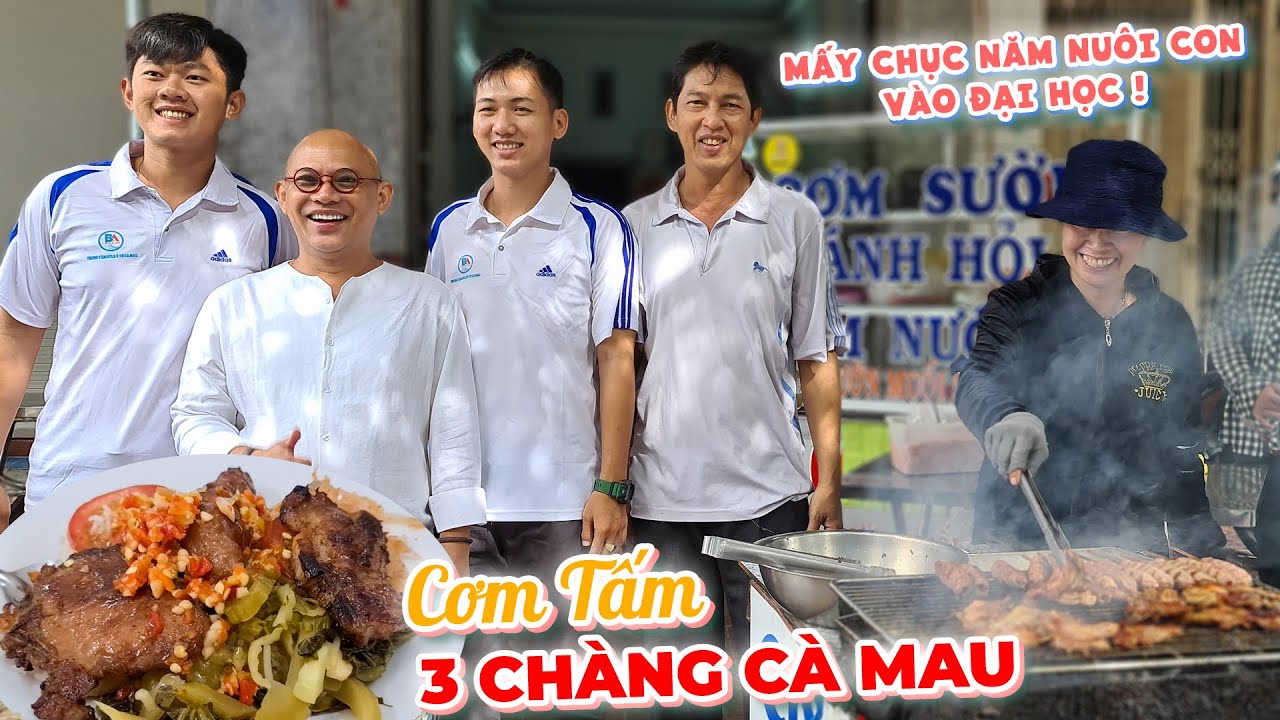 FFG#720: Ba Cha Con đẹp trai như dân thể hình mở quán cơm tấm bánh hỏi thịt nướng siêu ngon ở Cà Mau