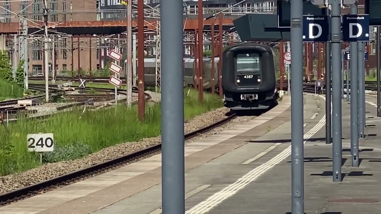 Tog på Østerport station 2022 del 1