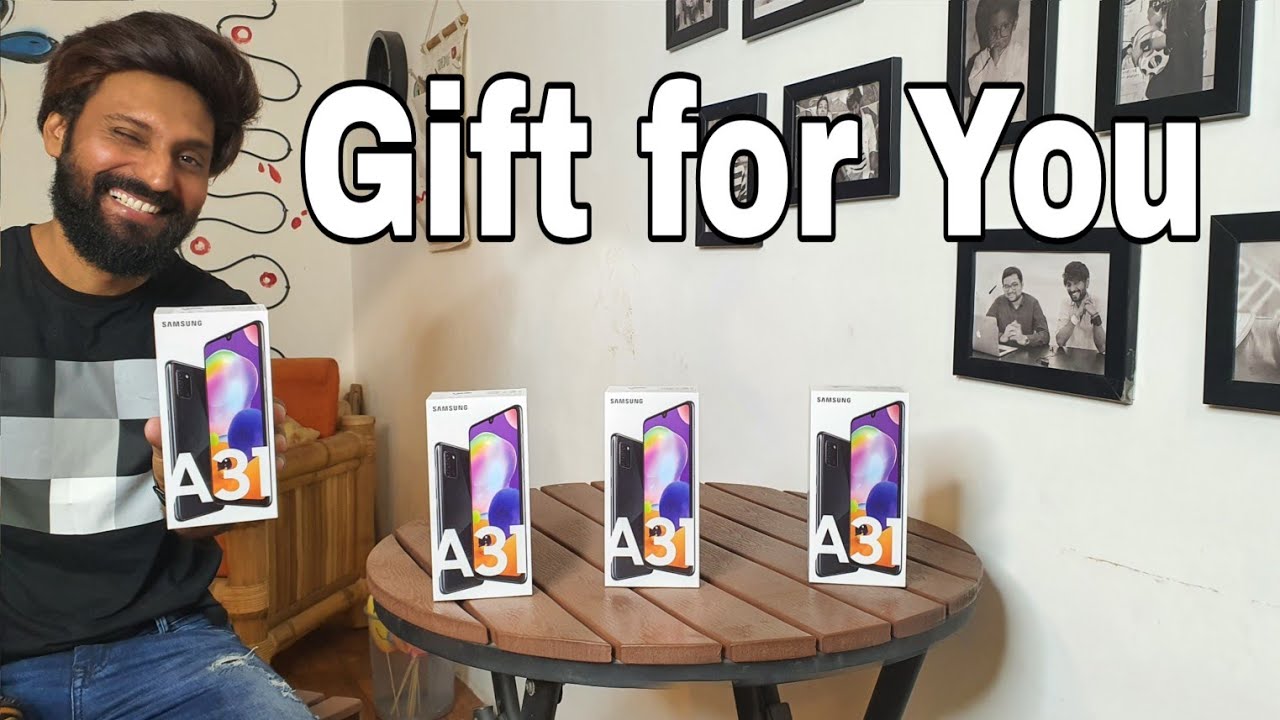 Samsung Galaxy A31 Unboxing & Second look -sAmoled Display | 5000 mAh | Giveaway