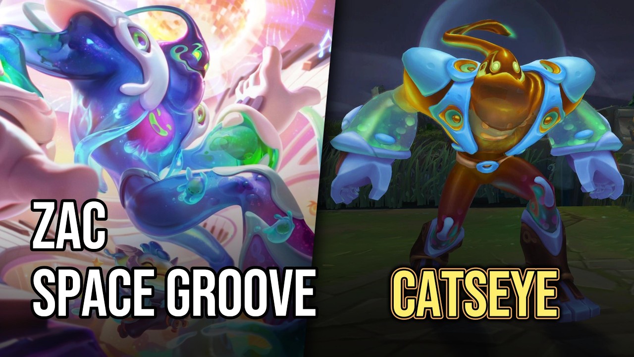 Скин Space Groove для Зака ​​| League of Legends | Хроматические элементы Catseye