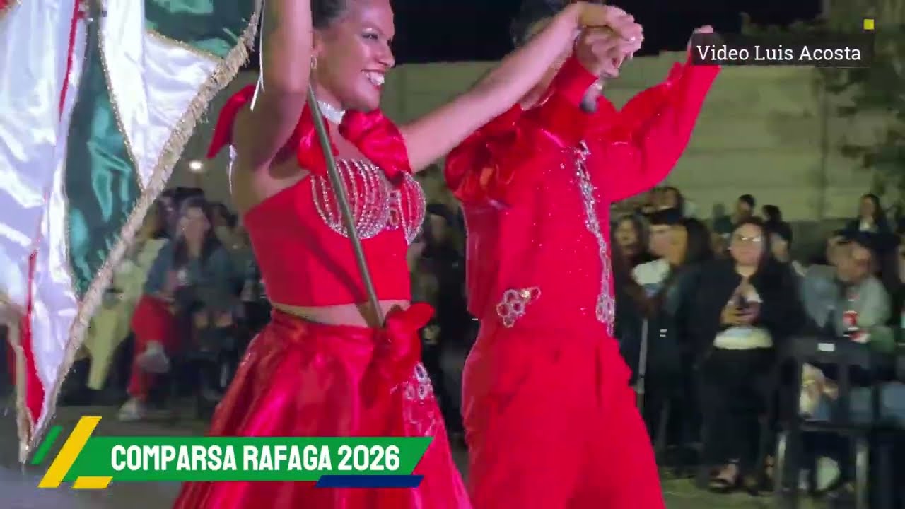 Comparsa Rafaga 2026 - Presentación de figuras - Bateria Nota 1000