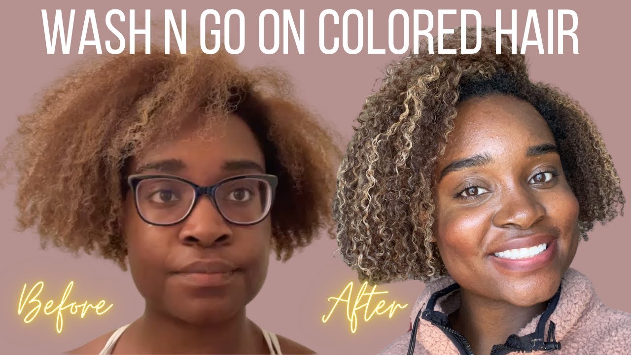 WASH N GO ON COLORED HAIR!! | BEAUTYBYAJ
