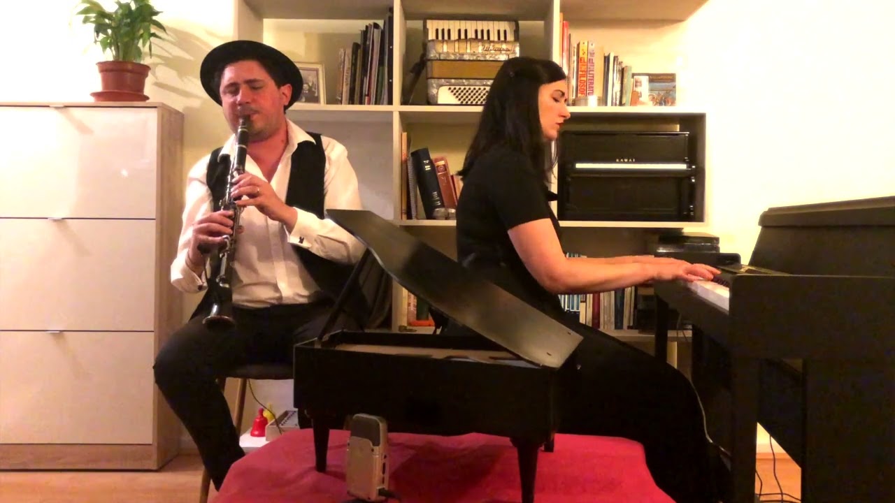 Firn di Mekhutonim Aheym - ATLANTIC KLEZMER DUO - Klezmer music - clarinet, piano and toy piano