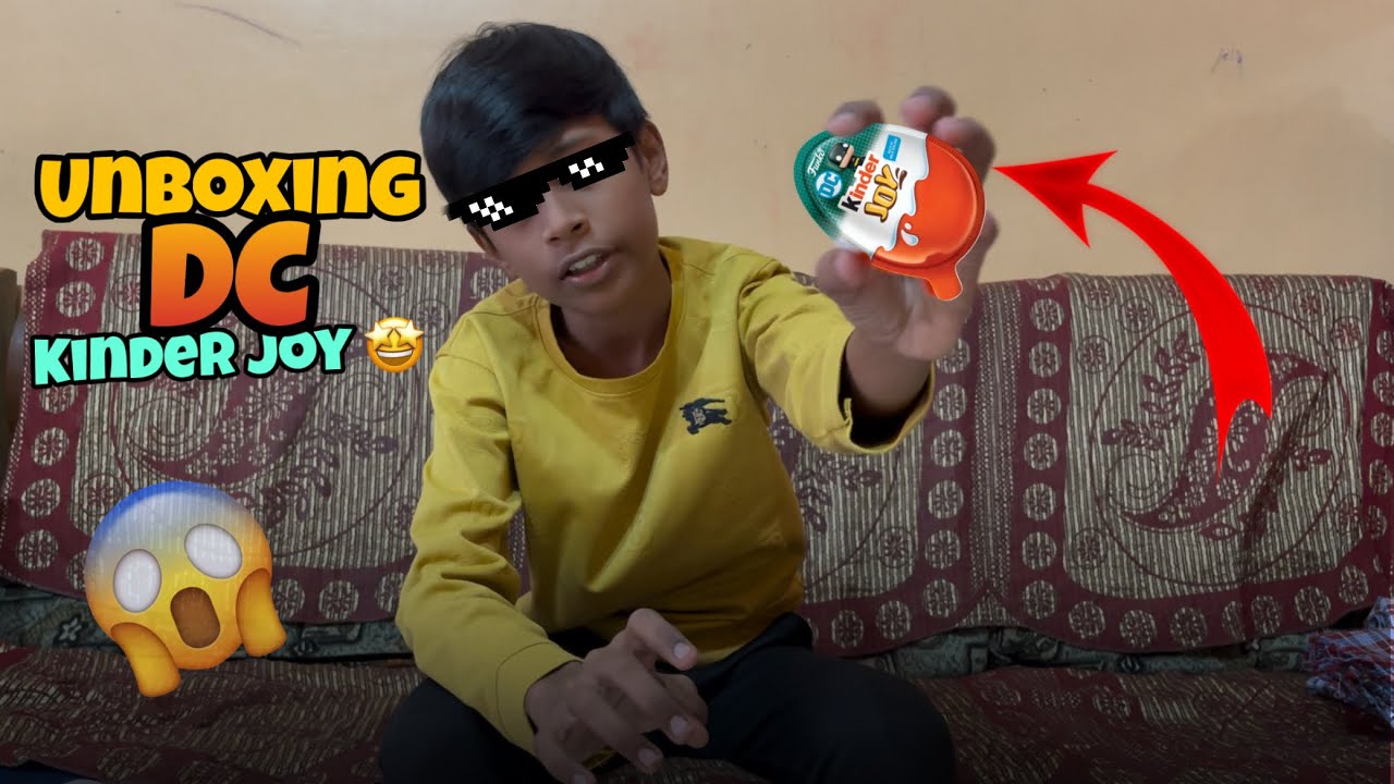 Unboxing DC Kinder Joy 🥳 