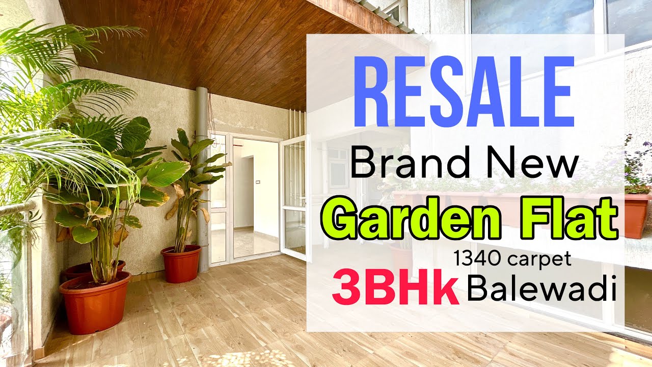 Resale 3 BHK Garden Flat For Sale In Balewadi Pune | Ready Possession | Homz 51 