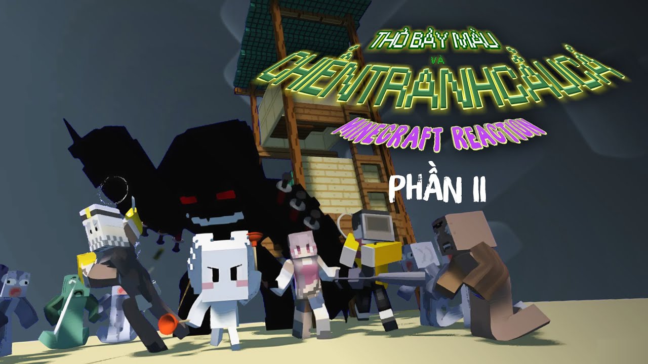 MINECRAFT MOVIE: THỎ BẢY MÀU VÀ CHIẾN TRANH CẦU CÁ - PHẦN 2 FULL