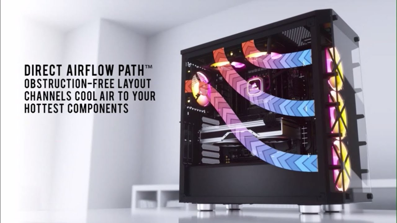 Corsair Icue 465X RGB Mid-Tower ATX Smart Case