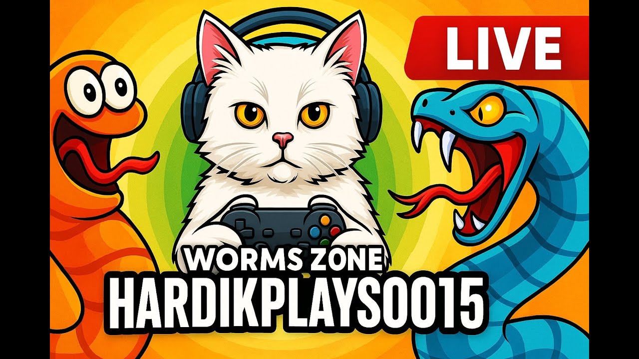 🔴 Playing WormsZone.io LIVE &ndash; Can I Become the Biggest Worm? 🐍🔥(Worms.Zone LIVE)