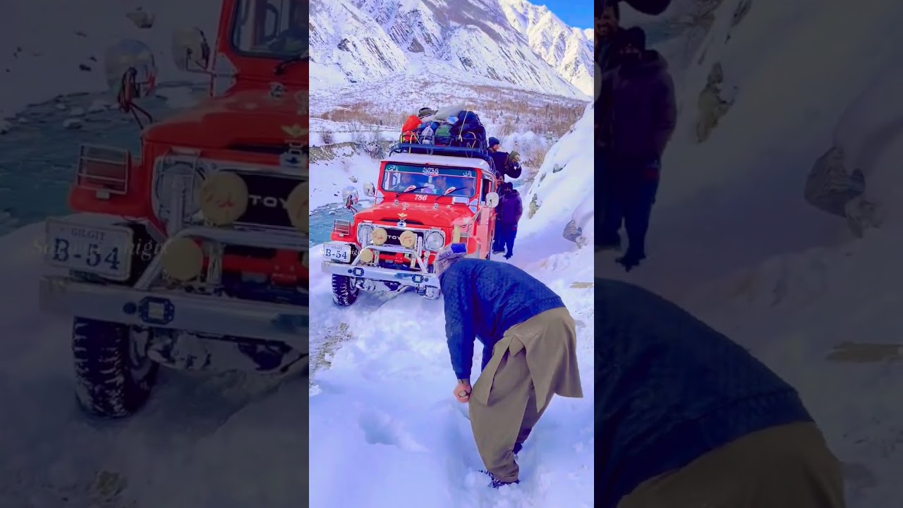 Local people face some problems while coming from Shigar Arandu to Skardu, espe cially in winter.