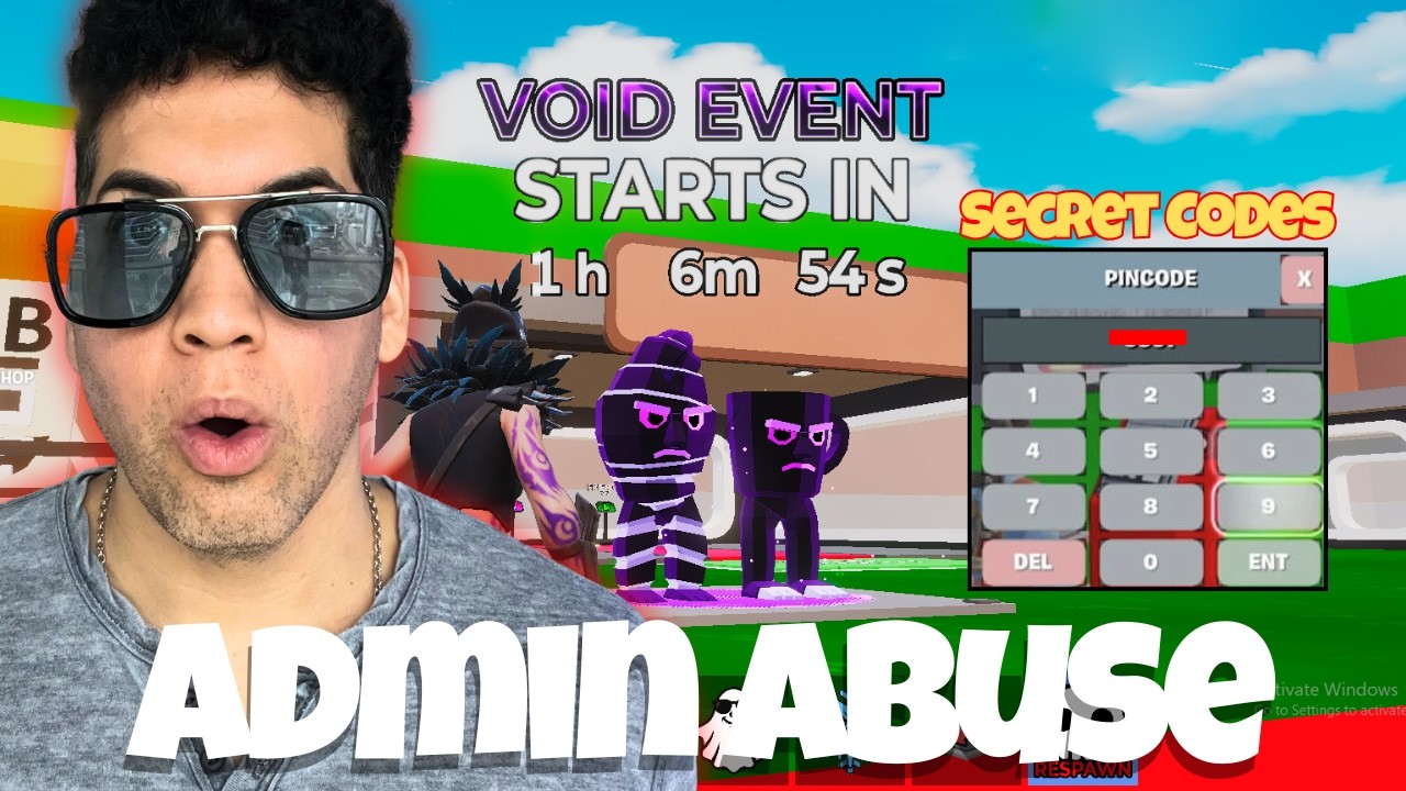 NEW VOID EVENT UPDATE! SECRET CODES + ADMIN ABUSE EVENT!! (Fortnite Steal The Brainrot)
