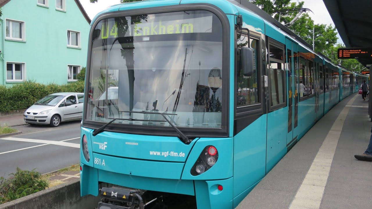[Sound] Stadtbahn Bombardier U5-50 | #861 | Stadtwerke Verkehrsgesellschaft Frankfurt/Main mbH