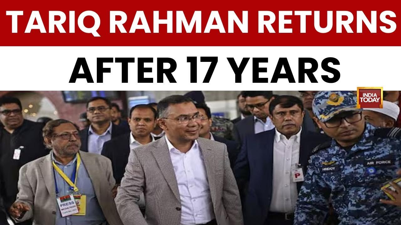 BNP Acting Chairman Tariq Rahman Returns To Dhaka After 17 Years, Vows &lsquo;I Have A Plan&rsquo;