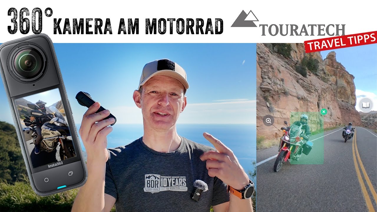 Touratech Travel Tips – 360°-Kamera am Motorrad: So gelingen dir beeindruckende Fahrszenen!