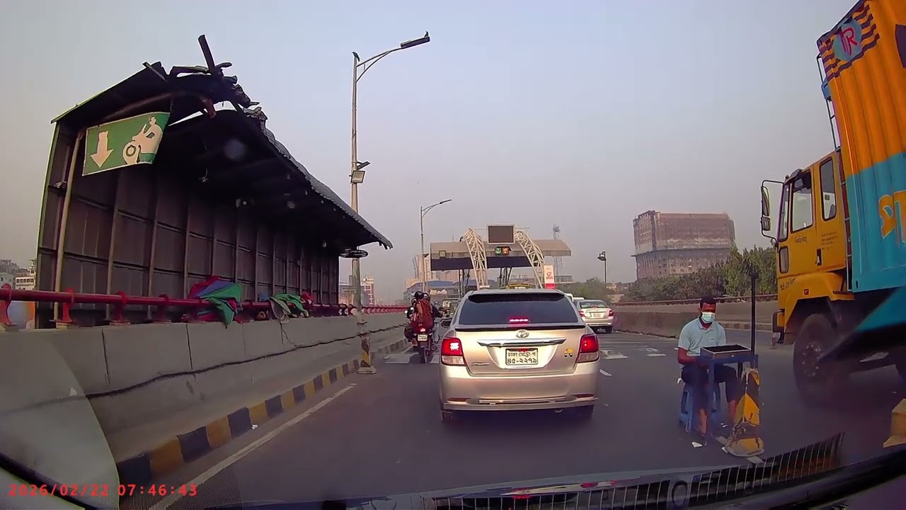 Jurain To DSE Nikunja 2 Via Hanif Flyover | Feb 22, 2026 | Early Morning Drive | Dash Cam