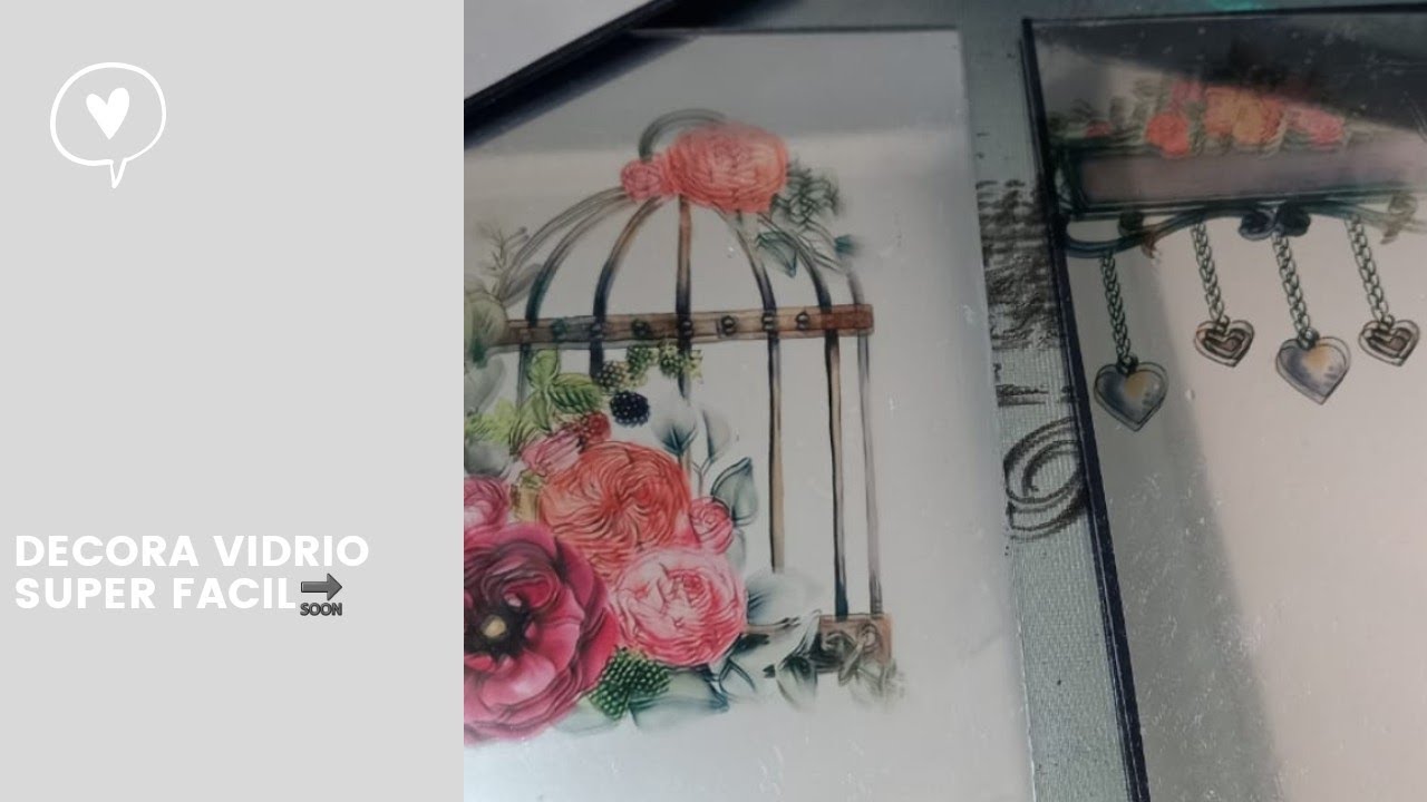 Como decorar vidrio o espejo. 3 maneras super fáciles y económicas de hacerlo! #gracielaherman
