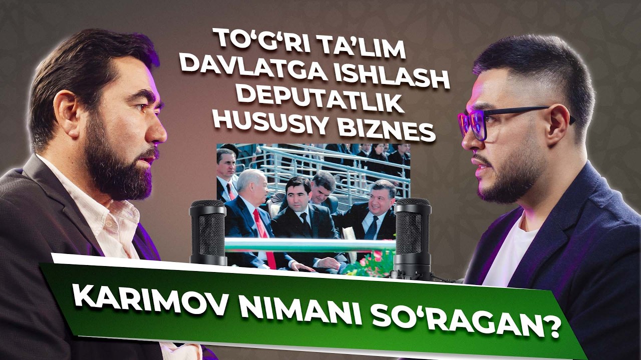O'zbek podcast | Bahodir G'aniyev | Ta'lim | Hokimiyat | Siyosat | Biznes