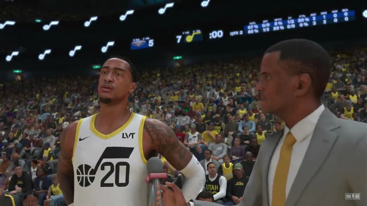 Jazz Vs Pelicans Simulação NBA 28/02/26 (Xbox Series S) NBA2K25