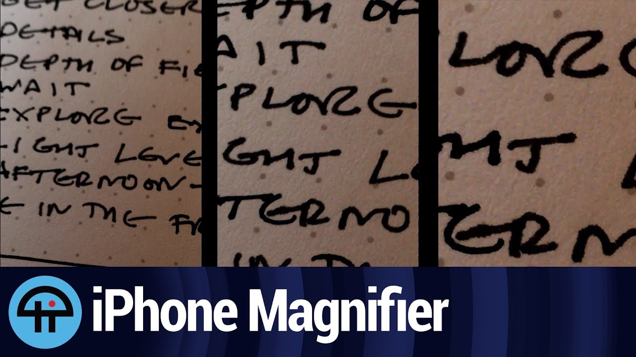 How to Turn on the iOS Magnifying Glass